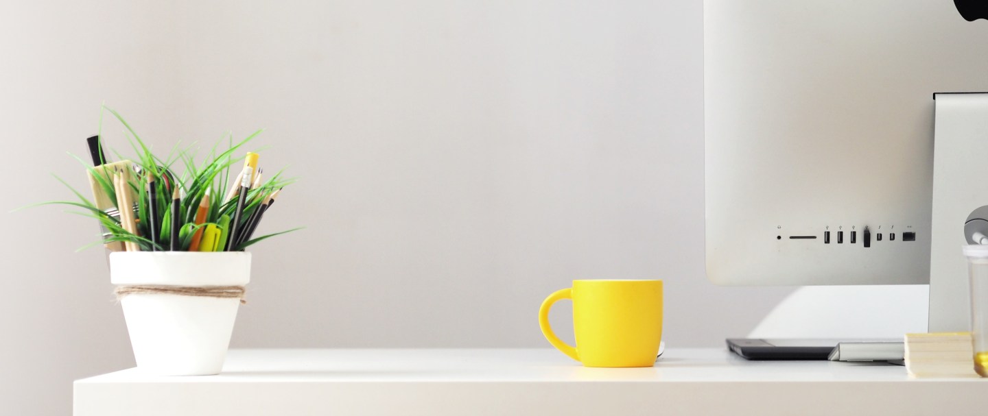 Image of a computer on the desk